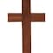 Ekena Millwork 16"W x 24"H x 3/4"D Vintage Farmhouse Cross, Barnwood Decor Collection, Salvage Red DECR016X024X0750CRSRD - alternate 1